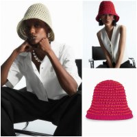 [COS] [2컬러] 코스 크로셰 버킷햇 모자 CROCHET BUCKET HAT