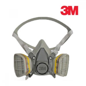 3M 방독마스크 6200+6003K 세트 산업용 방진 일반방독면 호흡보호구 휠터
