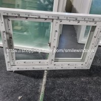 PVC 하이샤시 주택용 소형단창 두께 96mm 가로 1000x세로500