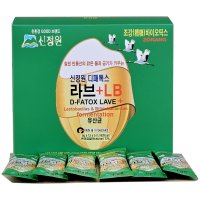 신정원 디패톡스 라브 플러스 LB 스틱 5g x 60포 (유산균 발효 조강+프락토올리고당)