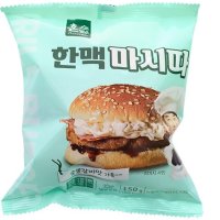 PC방 냉동 햄버거 한맥 숯불 갈비 햄버거 180g 10개