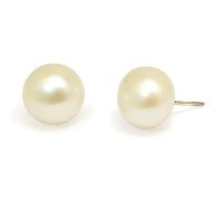 루피 담수진주pearl earring 10mm은침 E1520AQ0