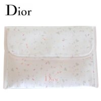 Dior Beauty 파우치 액세서리 로고 화이트