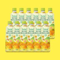 티로그 제주청귤 아이스티 제로 녹차 500ml 12페트 외출용 과일 음료수