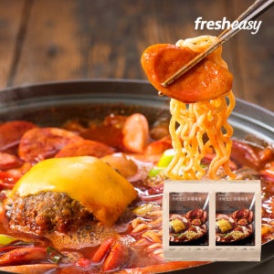 프레시지 자이언트 부대찌개 냉장 밀키트 2인분 698g, 2개