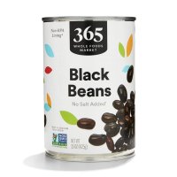 (425gX5개) 무염 블랙빈캔 블랙빈통조림 black bean 검정콩캔 검은콩캔 치폴레 미국프리미엄 whole Foods Market