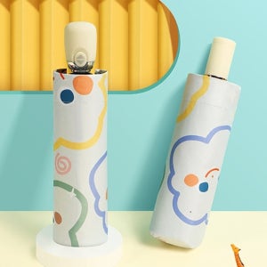 특이한우산 태풍우산 커플 초등3단자동 가벼운 기념