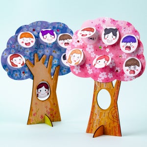 [미술샘 DIY 얼굴 표정 나무] 인지활동 만들기