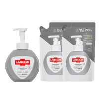 랩신 핸드워시 센서티브 용기 250ml 1개+리필 200ml 2개 /손세정제