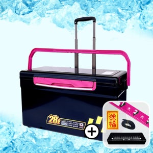 해동 카리스마 캐리 쿨러 28L 낚시 아이스박스 캐리어 바퀴 28리터