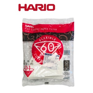 하리오 VCF 01 드립필터 화이트 커피 거름 종이 100매