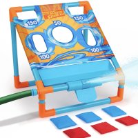 NERF Super Soaker Toss N Splash Cornhole 세트 야외 활동을 위한 멋진 물 트위스트가 있는 아이들을 위한 콩주머니 던지기 게임