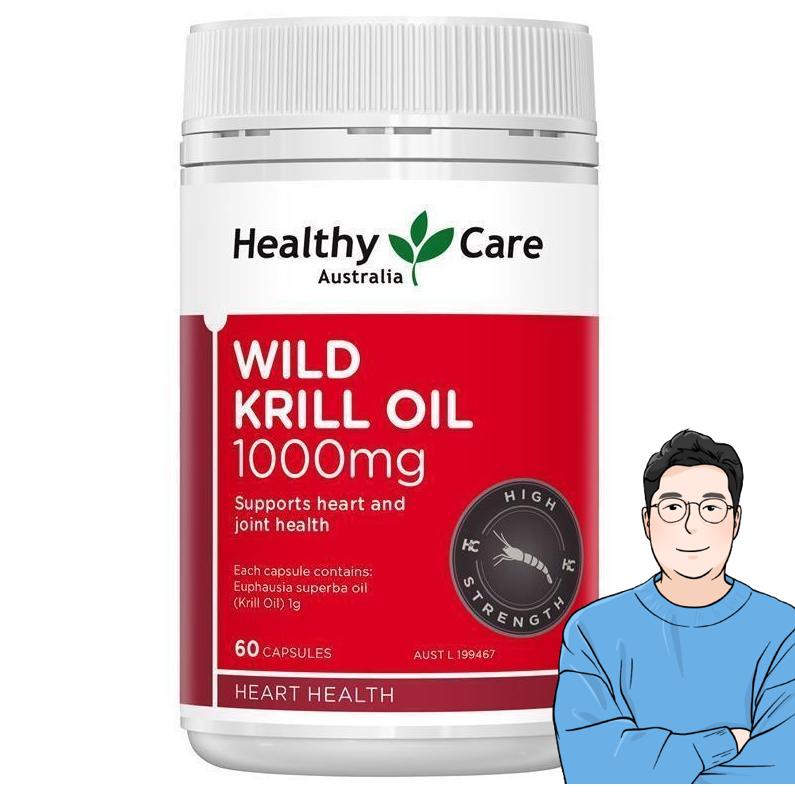 <b>헬시 케어 크릴 오일</b> 1000mg 60정
