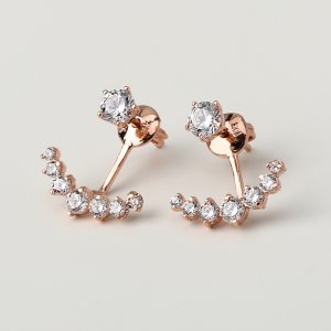 14K 18K 스윙스톤 투웨이 스터드 귀걸이