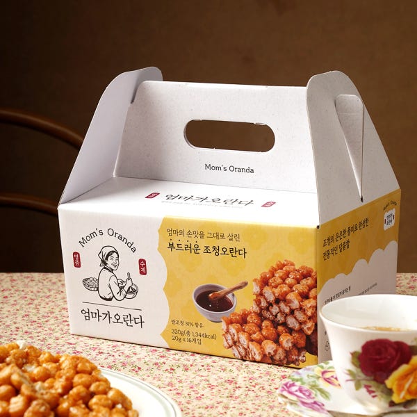 엄마가 오란다 16개입 선물형 수제 답례품 오린다 모애당 추석 설 명절 선물세트 과자