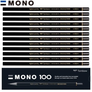 톰보 모노 100 연필 HB 1타 12자루 75x20x224mm 152g
