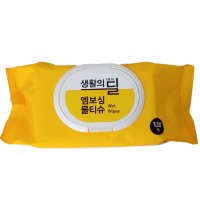 생활의딜 엠보싱 물티슈 캡 120매