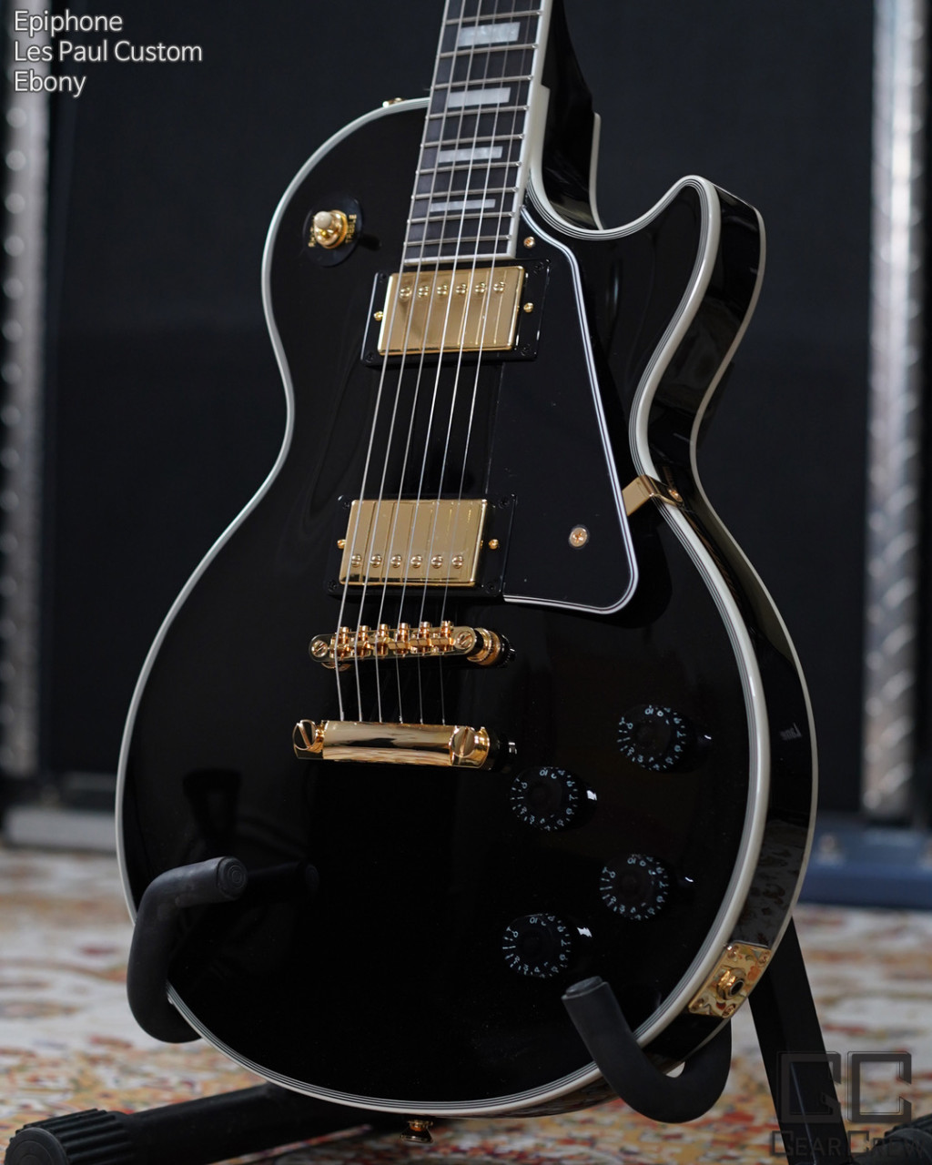 Epiphone 에피폰 레스폴 커스텀 에보니 /Epiphone Les Paul Custom 가방포함