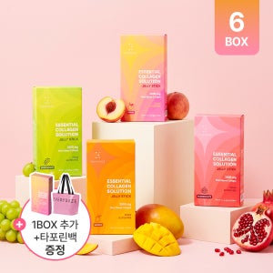 에브리데이즈 비건 식물성 저분자 석류 콜라겐 젤리 스틱 6박스 다이어트 (+콜라겐 1박스)