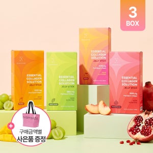 에브리데이즈 비건 식물성 저분자 어린 석류 콜라겐 젤리 스틱 3박스