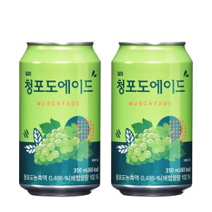일화 청포도에이드 350ml X 24캔