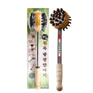 명의 팡팡 안마기 원목 셀프 안마봉 어깨뭉침 지압