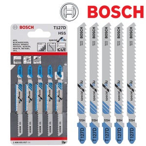 보쉬 직쏘날 철재 알루미늄 절단 재단 메탈 직소날 T127D 알미늄 5PC 직쏘 악세사리
