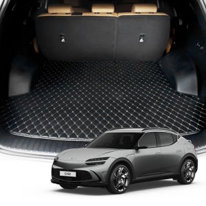 가온 제네시스 GV60 고급 퀼팅 가죽 트렁크매트 바닥형 차박용품 HT104
