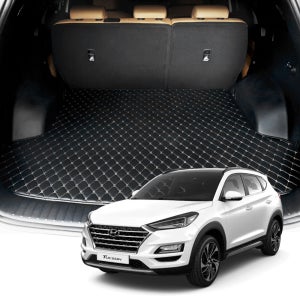 가온 현대 올뉴투싼 고급 퀼팅 가죽 트렁크매트 바닥형 차박용품 HT178