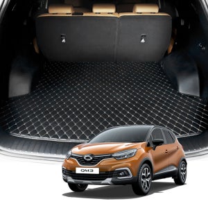가온 삼성 QM3 고급 퀼팅 가죽 트렁크매트 바닥형 차박용품 LT115