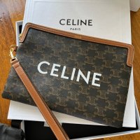 셀린느 트리오페 스트랩 클러치 파우치백 CELINE POUCH 10J502BZQ 04LU