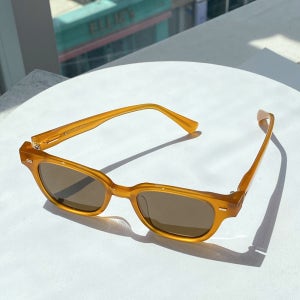 마스카 프리에코 S1 01A 엠버 여자 남자 스퀘어 선글라스