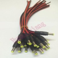 12V 모니터링 DC 전원 케이블 어댑터 코드 5.5x2.1mm 카메라용 20개/세트