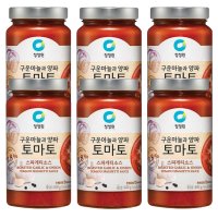 청정원 구운마늘과 양파 토마토 스파게티소스 600g x 6개