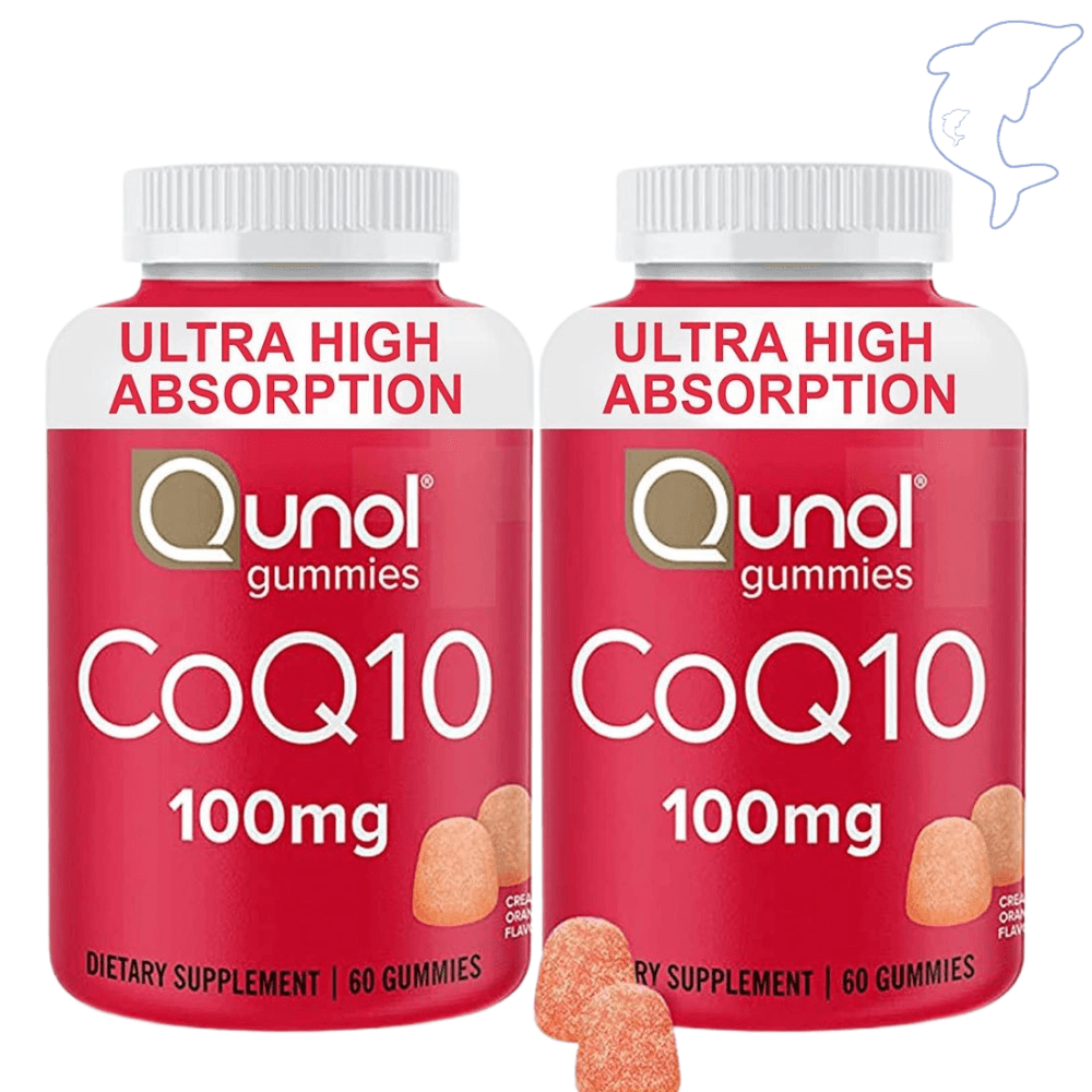 <b>CoQ10</b> 맛있는 <b>구미 100mg</b> 비건 초고흡수 60개 2병 2개월분