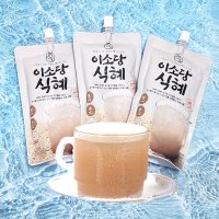 수제식혜 밥알 식혜 국내산 엿기름 스파우트 파우치 개별포장 350ml