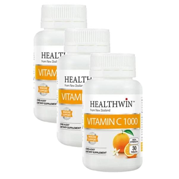 HEALTHWIN <b>VITAMIN C</b> 헬스윈 <b>비타민C</b> 1000 30정 3팩