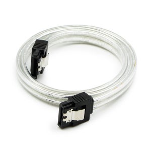 마하링크 SATA3케이블 6Gb/s Lock 투명 화이트 0.5M ML-S3LIW