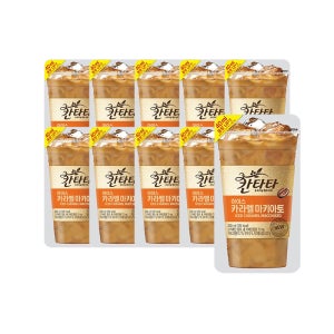 칸타타 아이스 카라멜마키아토 커피 230ml x 10개입 파우치 음료
