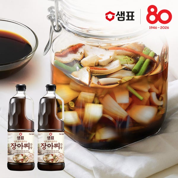 샘표 장아찌간장 1.7L 2병