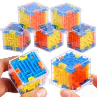 두뇌 미니 큐브 장난감 미로 퍼즐 어린이 도전 교육 재미있는 3D 게임 조기 매직 티저