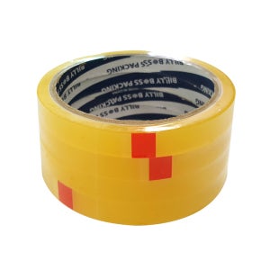 OPP 택배포장용 투명 4단 사무 테이프 (63MIC) 12MM 25M 200개입 1박스