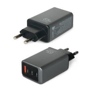고성능 65W 노트북 스마트폰 PD QC3.0 지원 초고속 멀티 충전기 가정용 휴대폰 노트북 급속 충전 C타입 USB