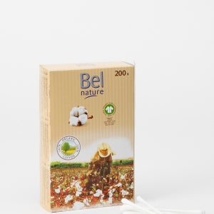 Bel Nature 유기농 종이 면봉 제로웨이스트 순면 200개