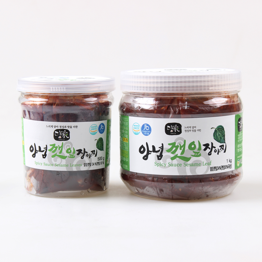 순창성가정식품 양념깻잎장아찌 성분 분석