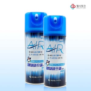 제일파프쿨에어 복숭아향 180ml x2개 근육통 타박상 스프레이 파스 소염 진통