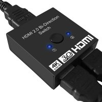 HDMI 스위처 2 In 1 Out 4k 고화질 양방향 인 아웃 분배기