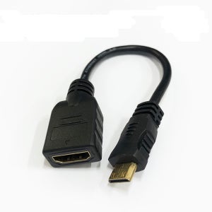 마하링크 HDMI to MINI HDMI F/M 젠더 15CM ML-H016