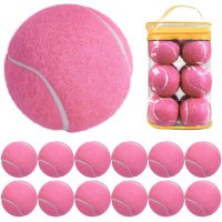 테니스연습공 테니스리턴볼 테니스공 흰색테니스공 12 Pcs Tennis Balls