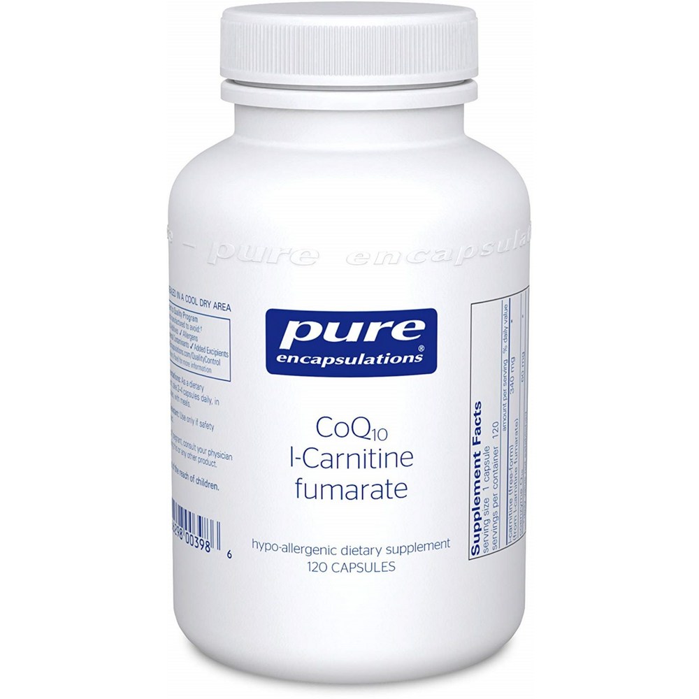 퓨어인캡슐레이션 <b>CoQ10</b> L<b>카르니틴</b> 푸마르산염 120캡슐